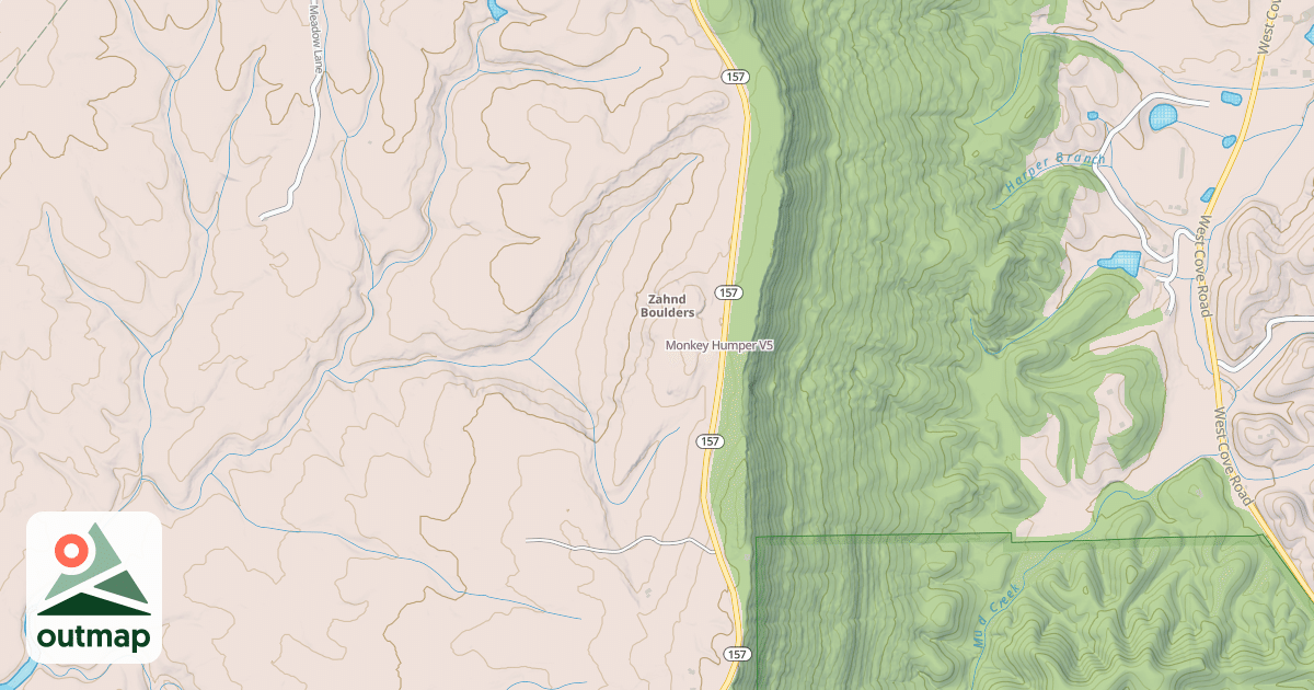 Map of Monkey Humper