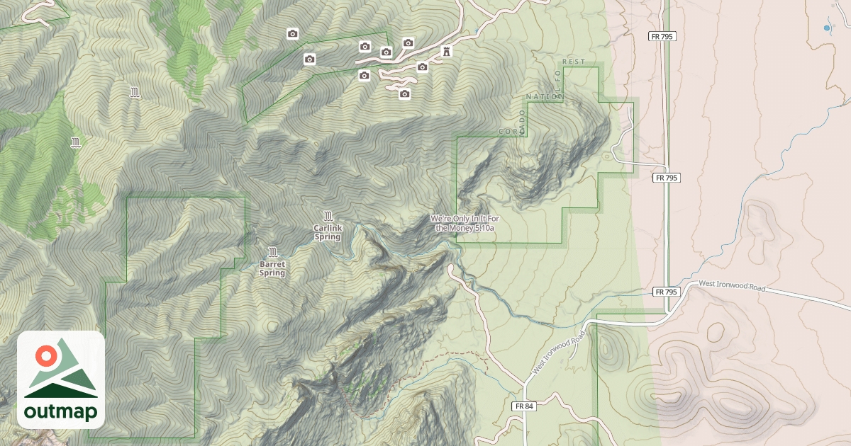 Map of We're Only In It For the Money