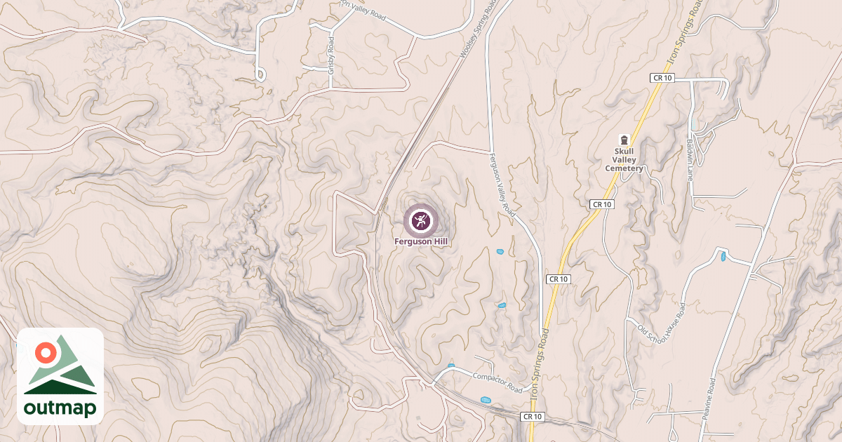 Map of Ferguson Hill