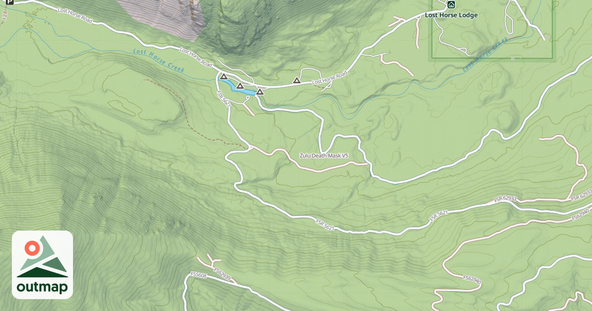 Map of Zulu Death Mask