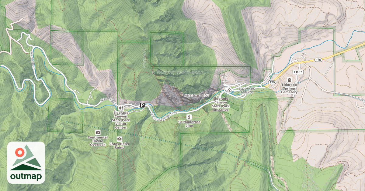Map of Art's Spar
