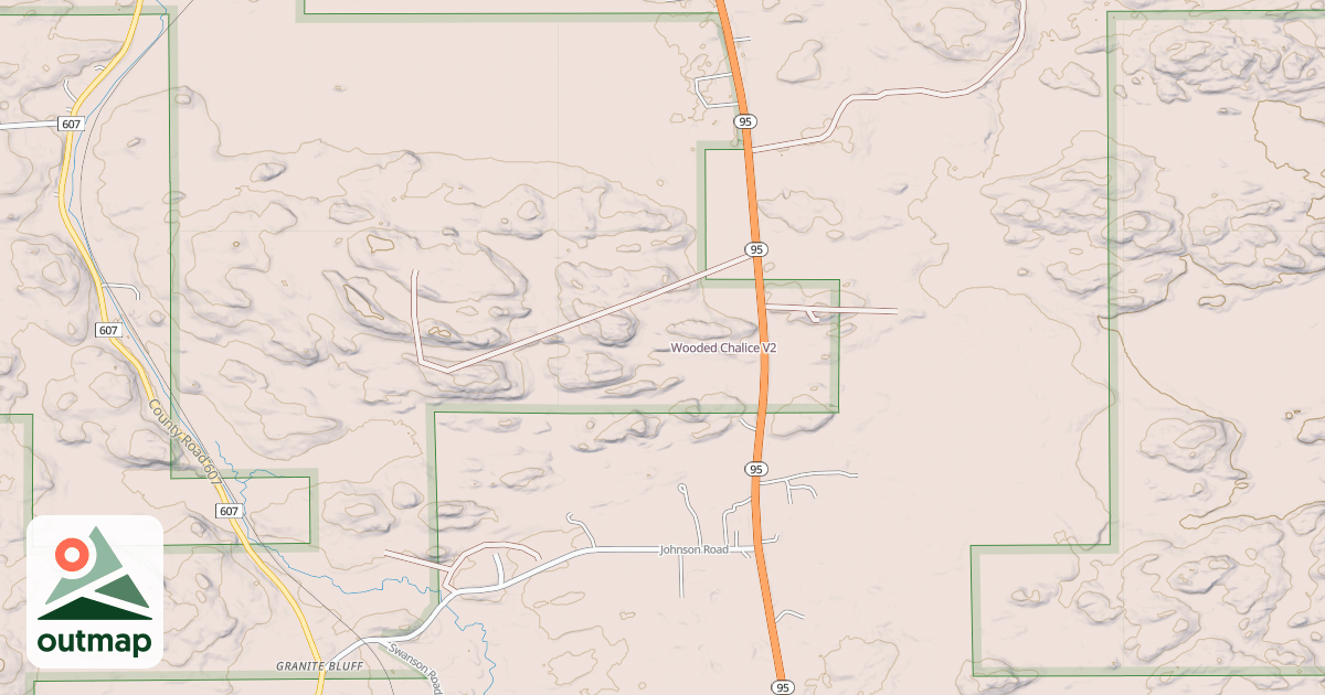 Map of Wooded Chalice