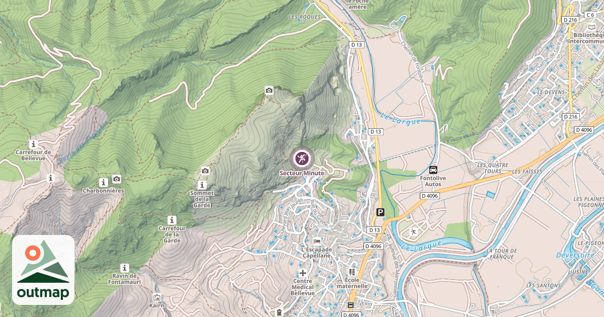 Map of Secteur Minute