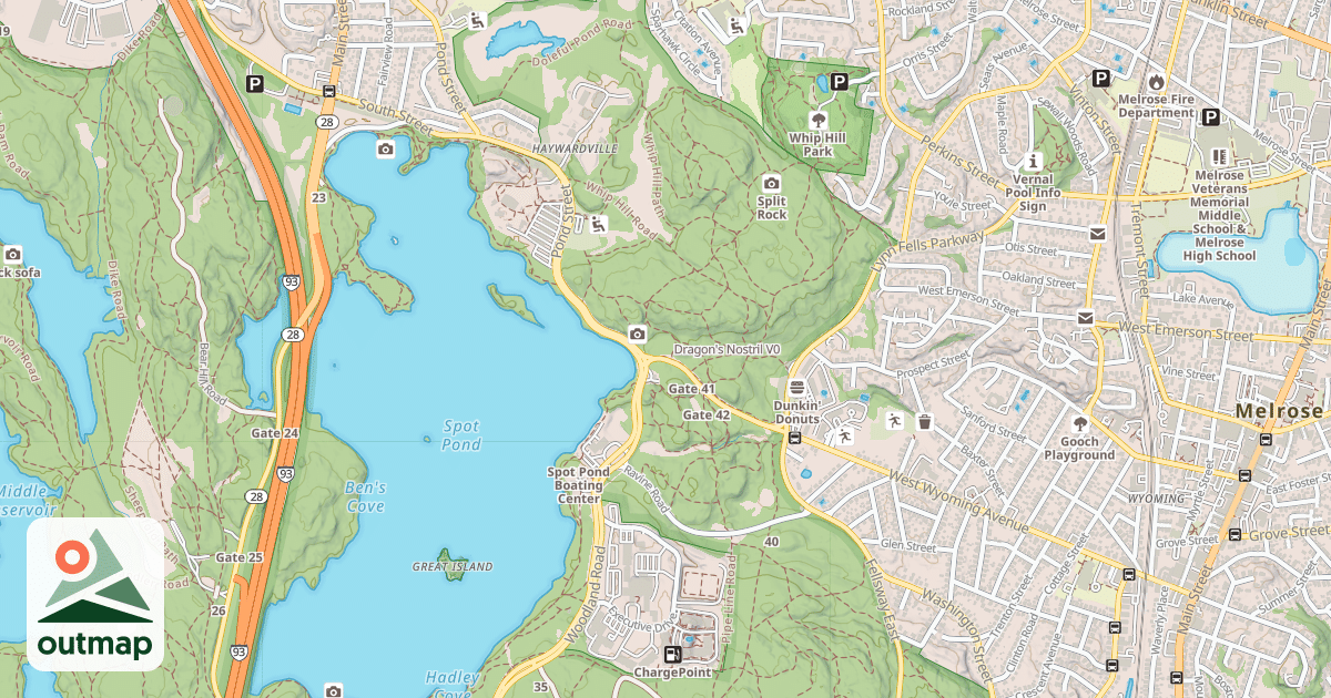 Map of Dragon's Nostril