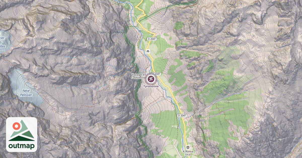 Map of Tyrolienne