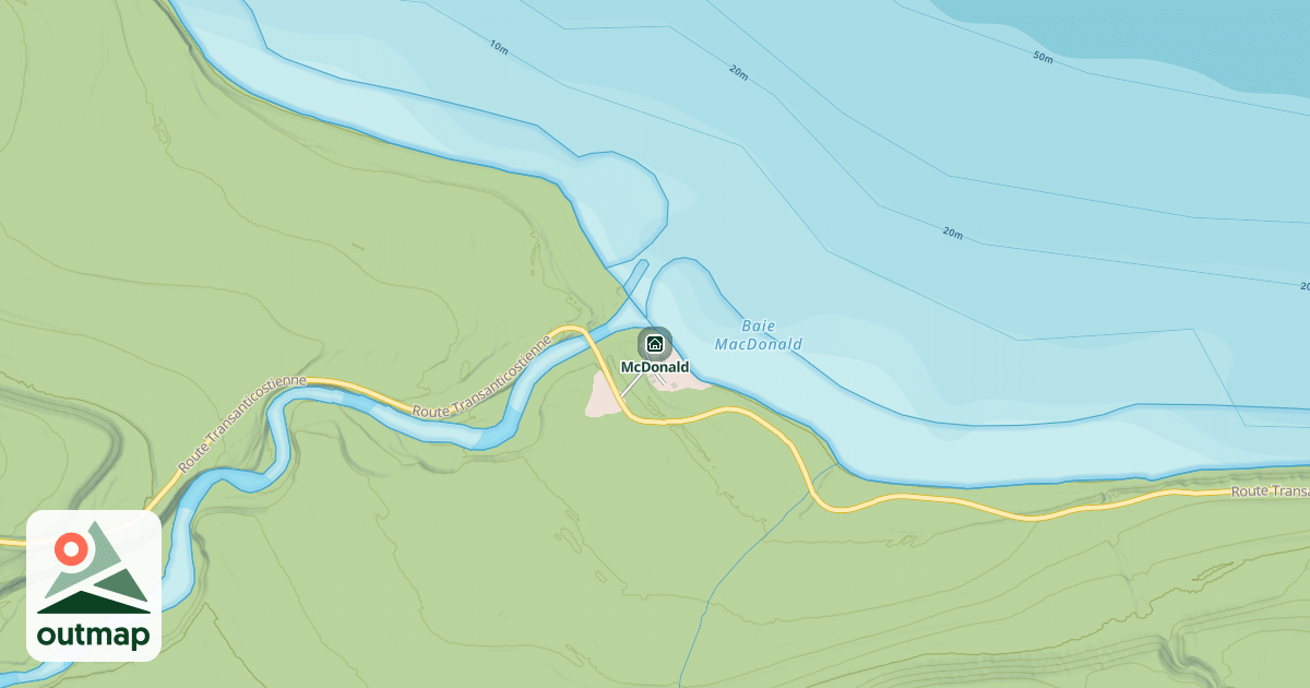 Map of McDonald