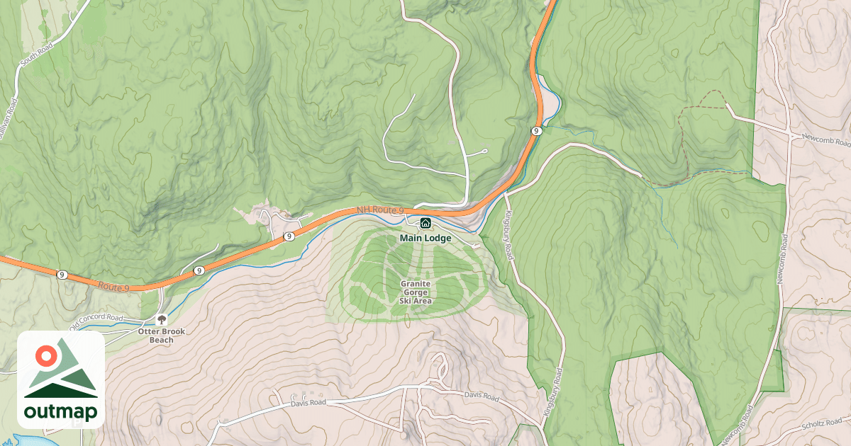 Map of Main Lodge