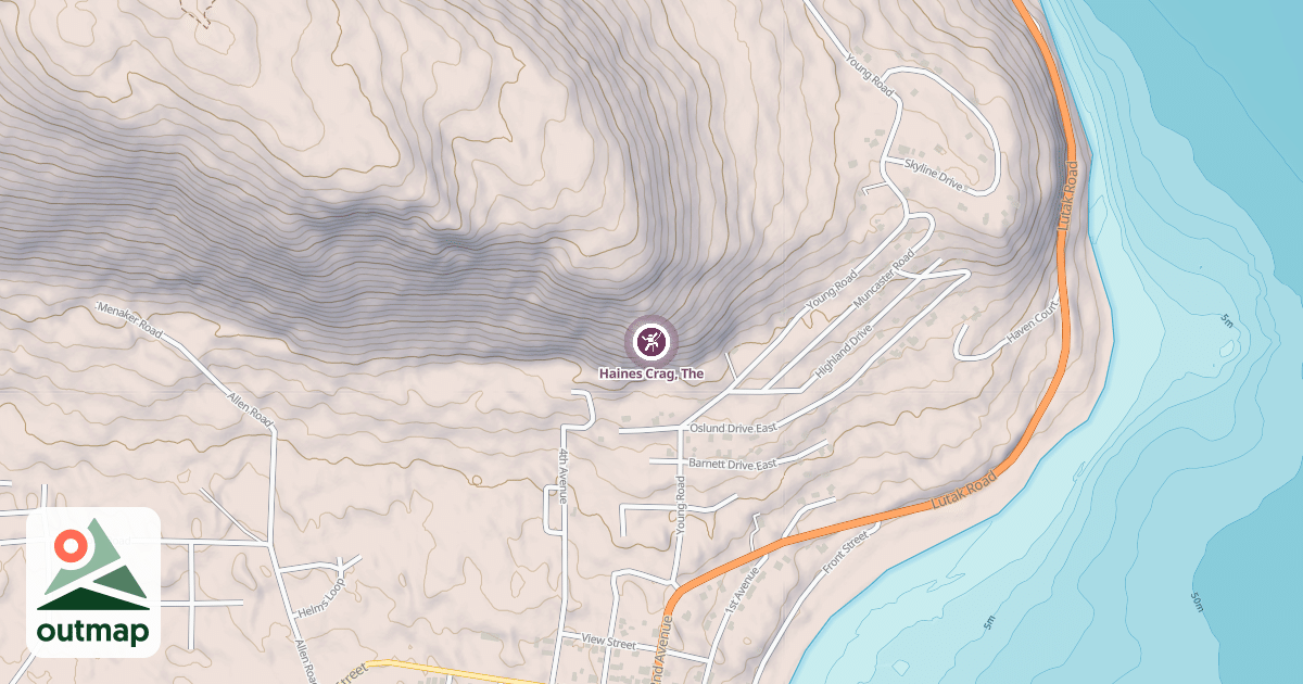 Map of Haines Crag, The