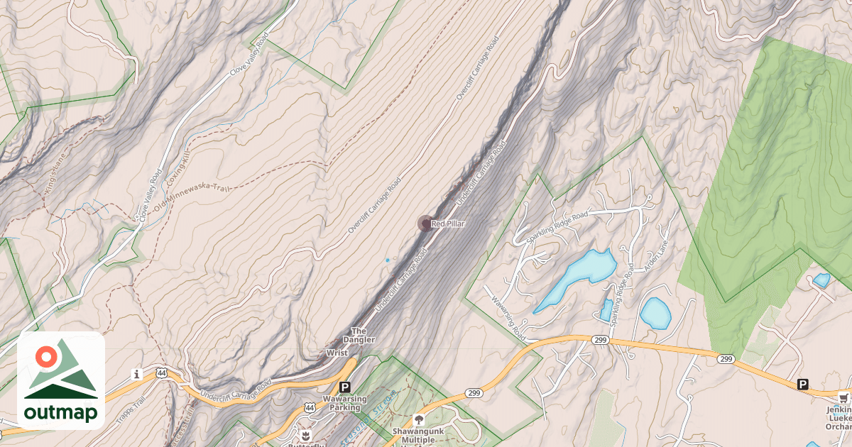 Map of Red Pillar