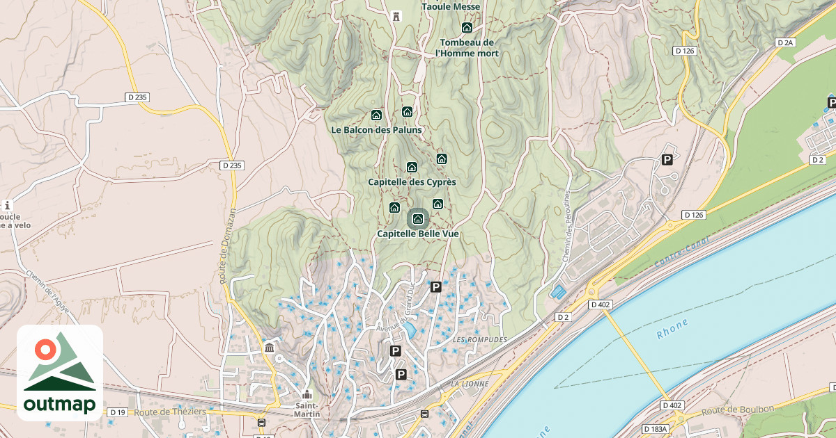 Map of Capitelle Belle Vue