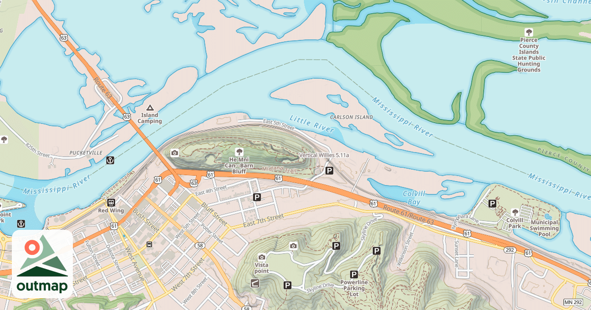 Map of Vertical Willies