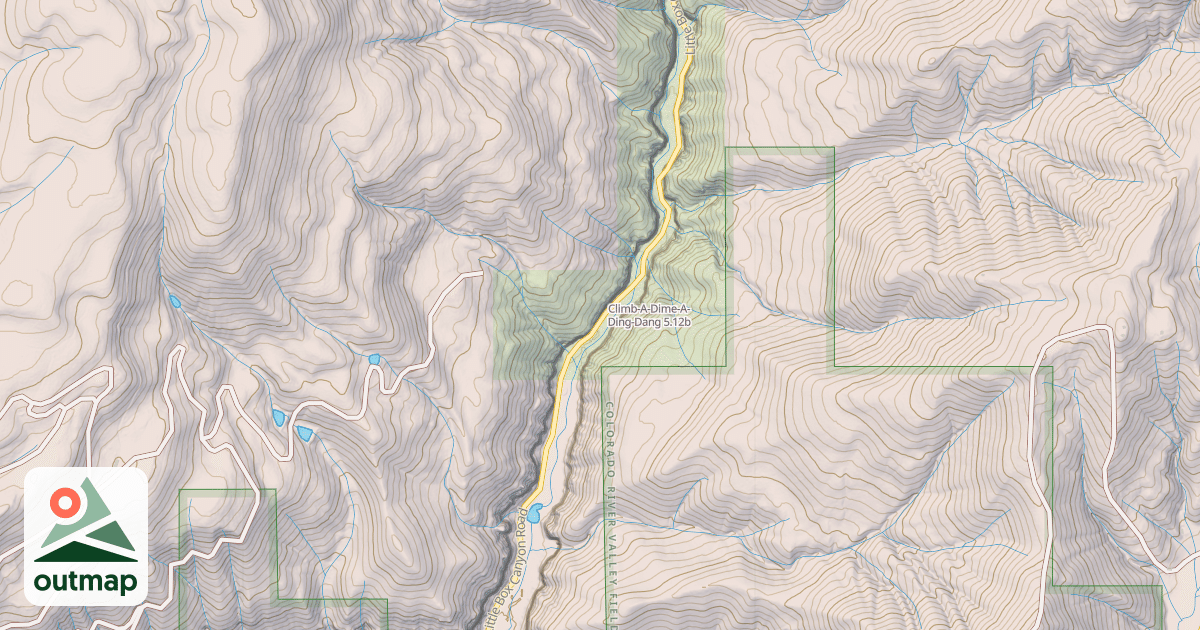 Map of Climb-A-Dime-A-Ding-Dang