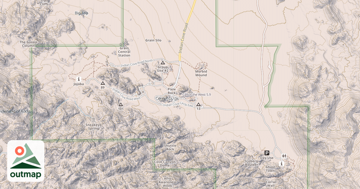 Map of Call of the West