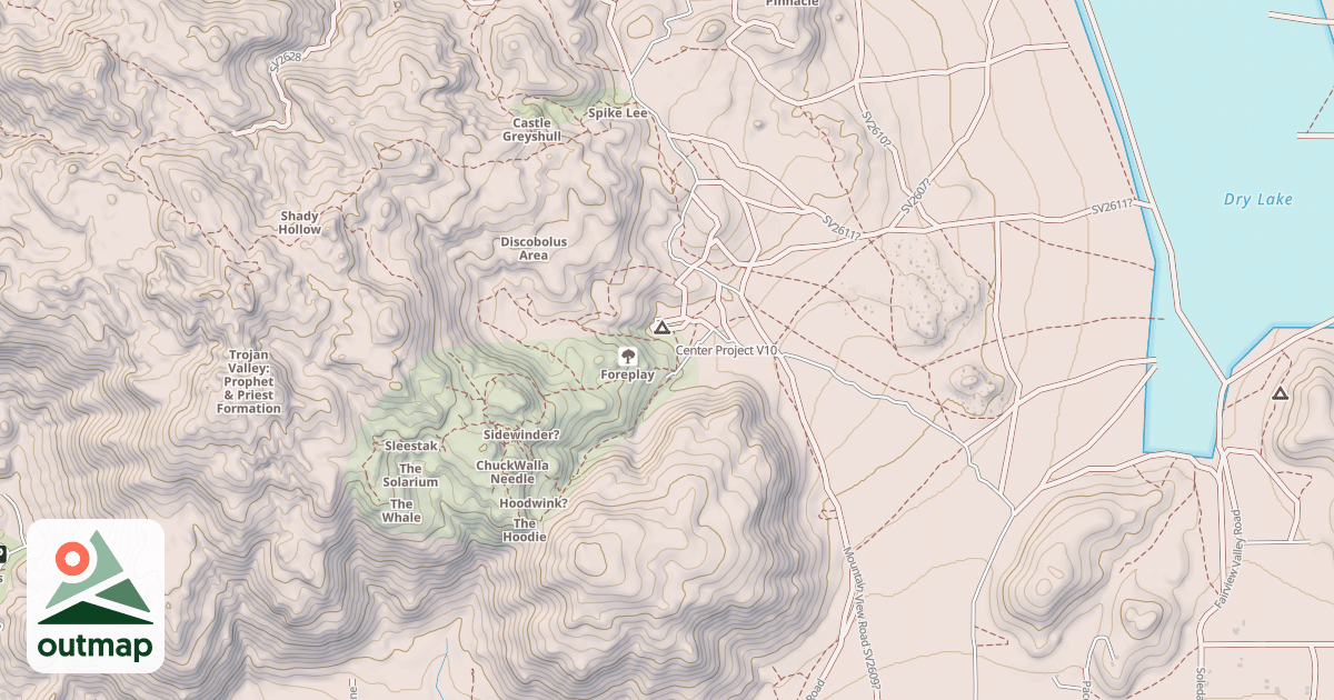 Map of Center Project