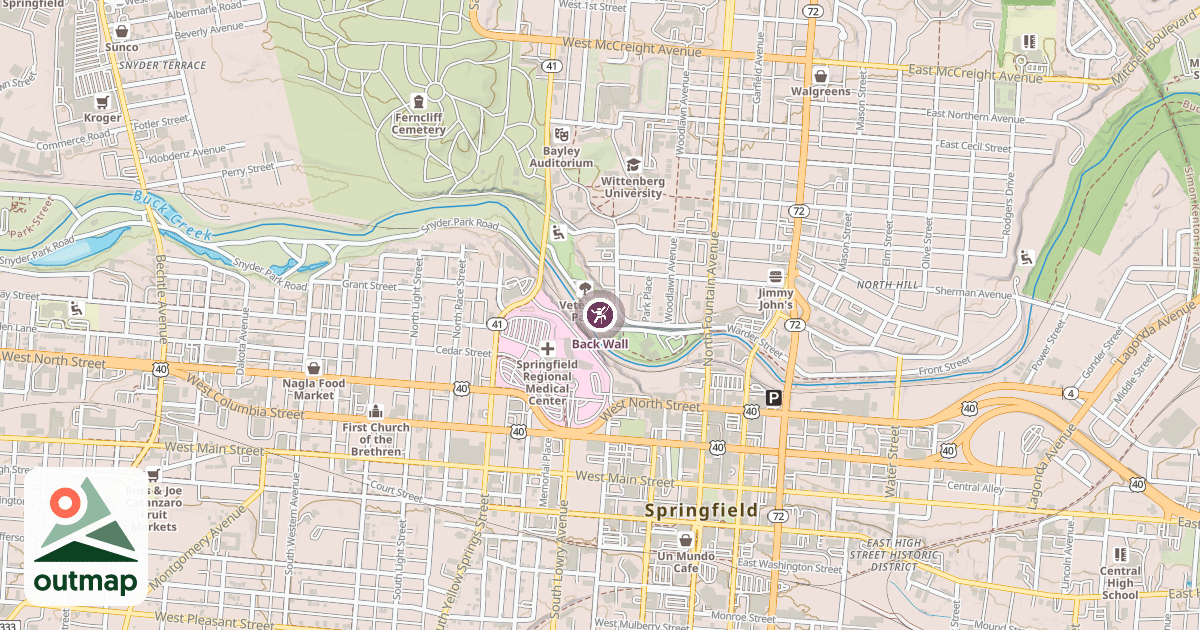 Map of Back Wall