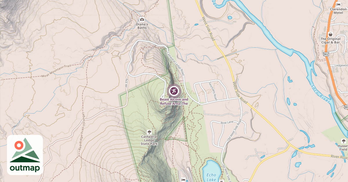 Map of Beast Alcove and Refuse Area, The
