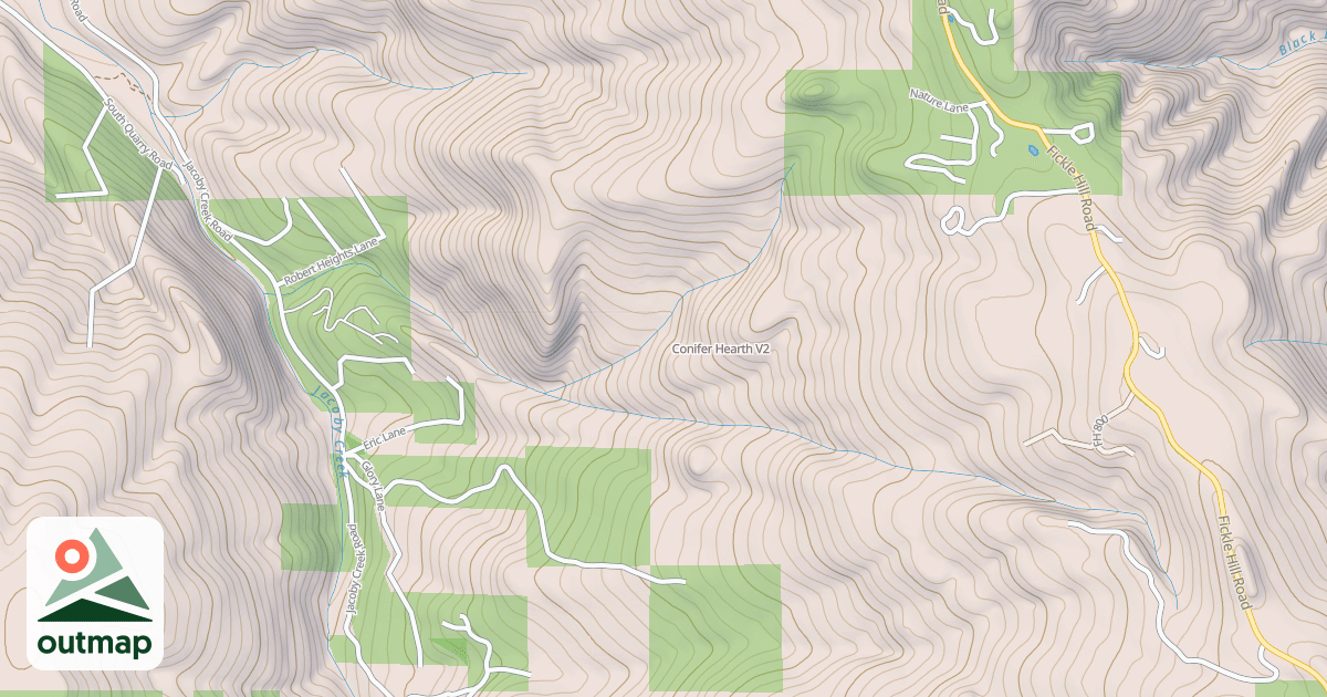 Map of Conifer Hearth