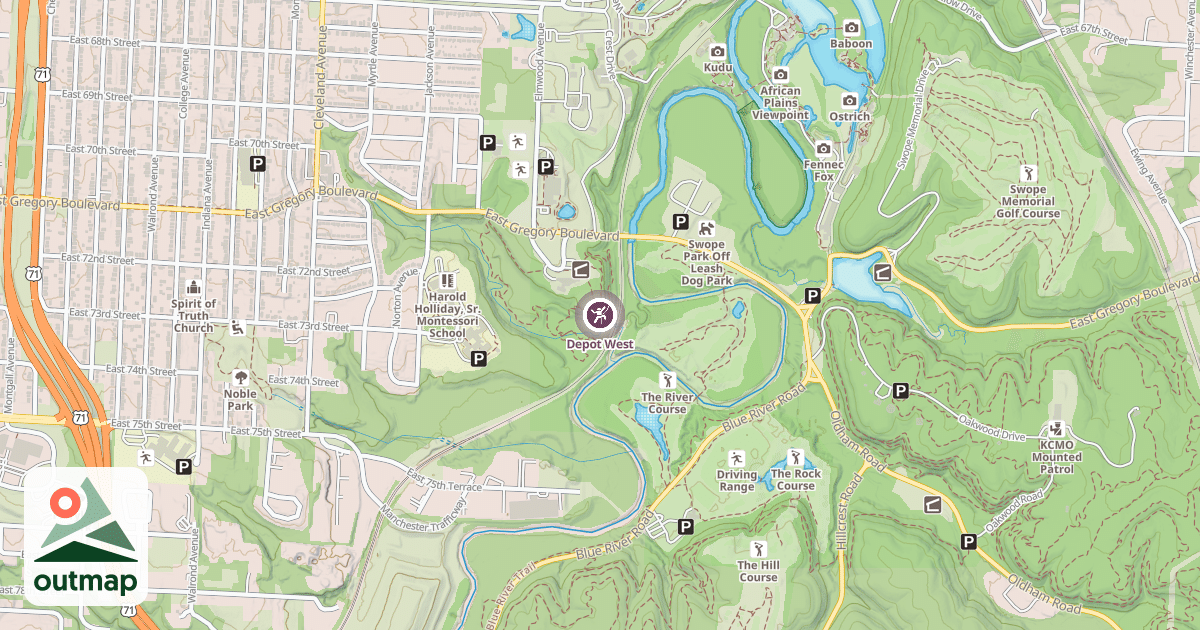 Map of Depot West