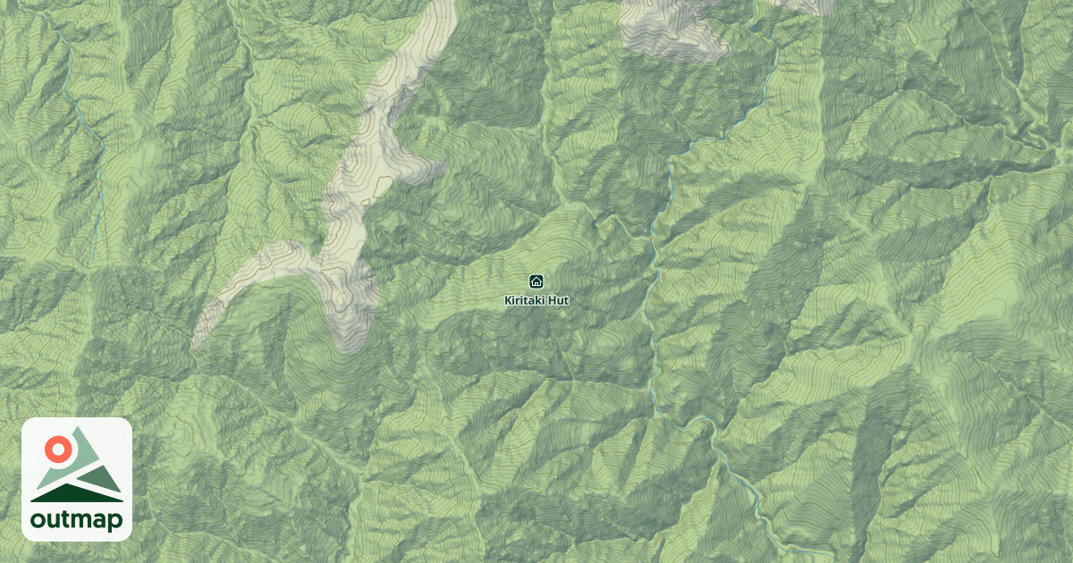 Map of Kiritaki Hut