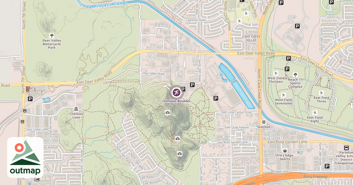 Map of Osmosis Boulder
