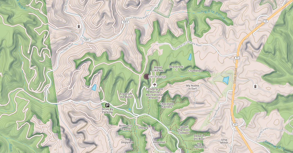 Map preview of Dain Bramage