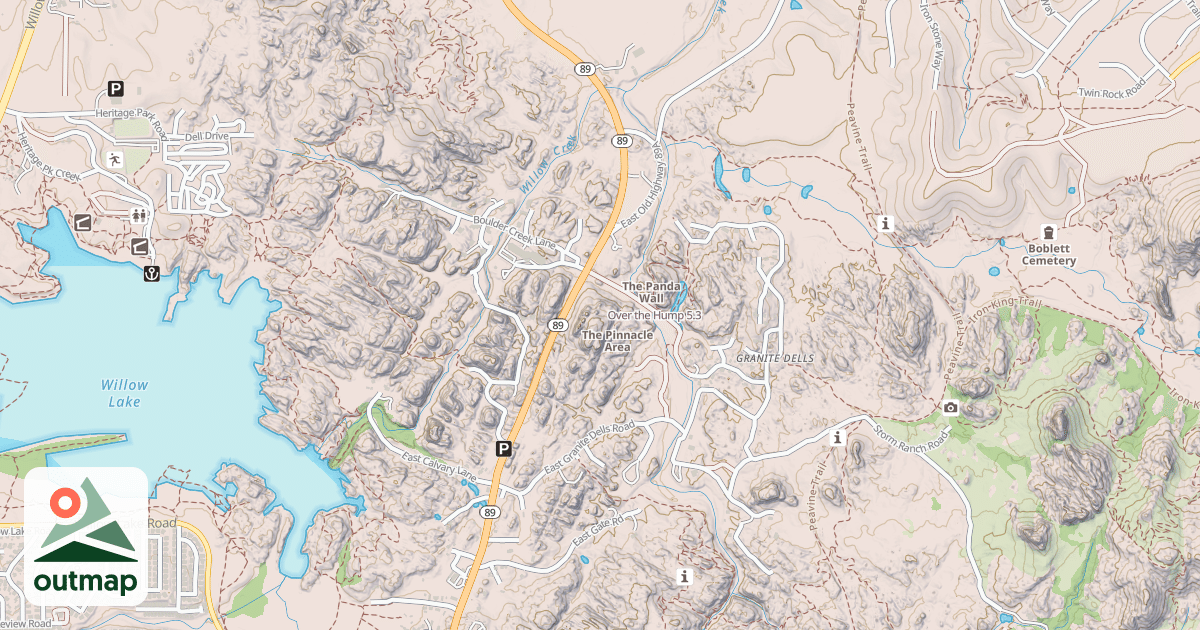 Map of Over the Hump