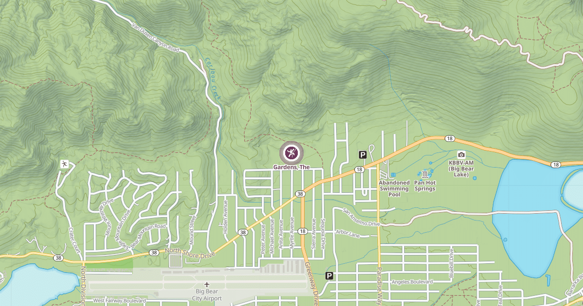 Map preview of Gardens, The