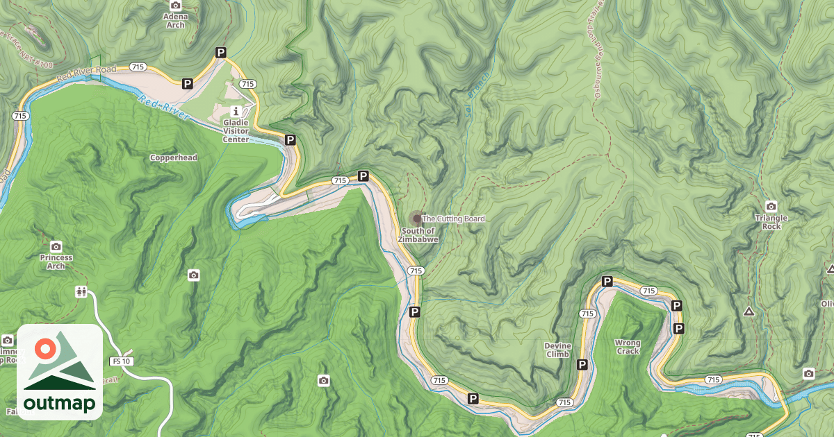 Map of The Cutting Board