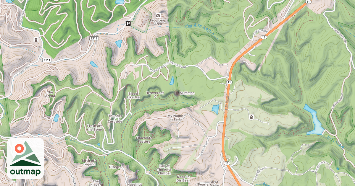 Map of Muffintop