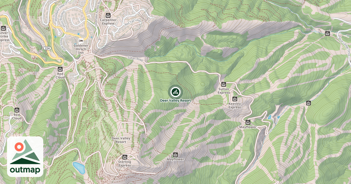 Map of Deer Valley Resort