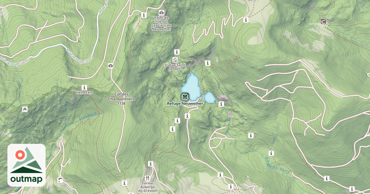 Map of Refuge Neuweiher