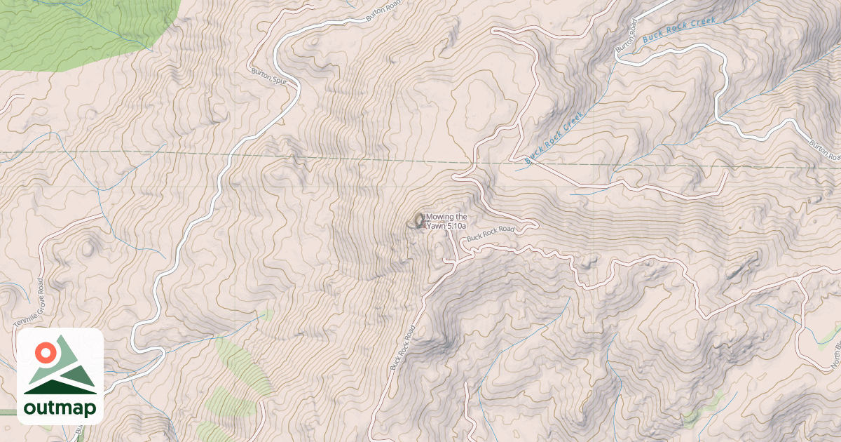 Map of Mowing the Yawn