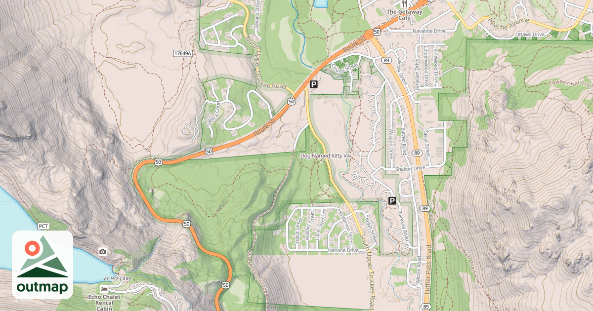 Map of Dog Named Kitty