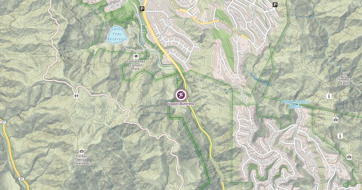 Map preview of Upper Buttress