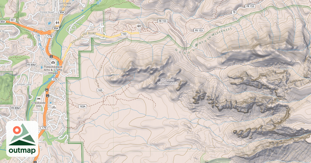 Map of Dimestore Diamond