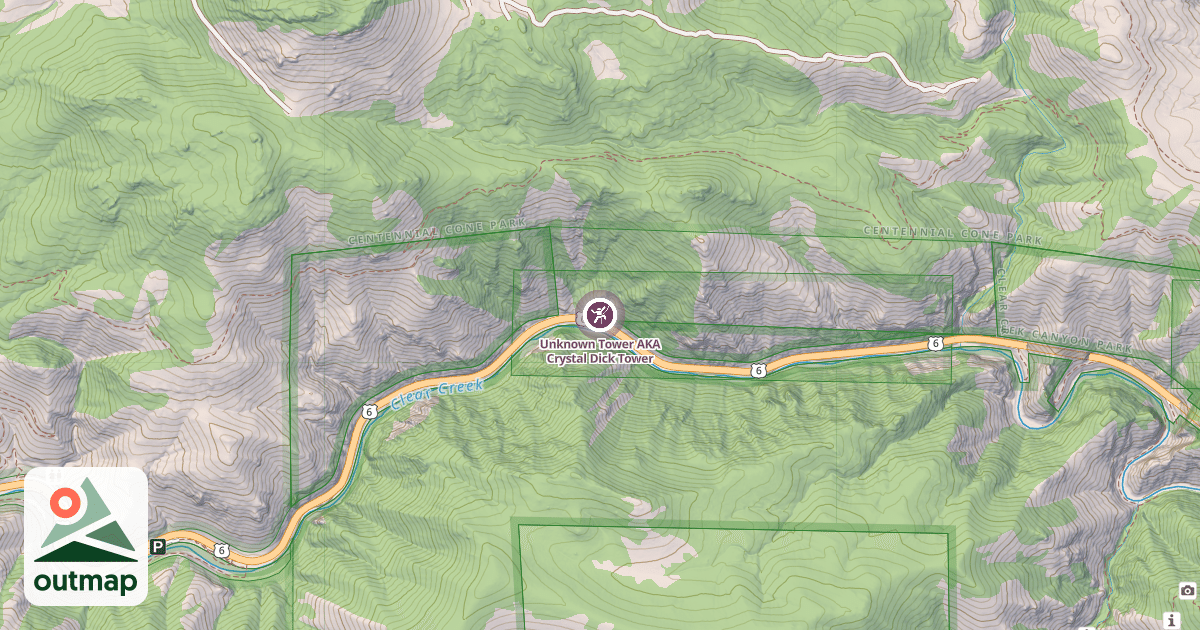 Map of Unknown Tower AKA Crystal Dick Tower