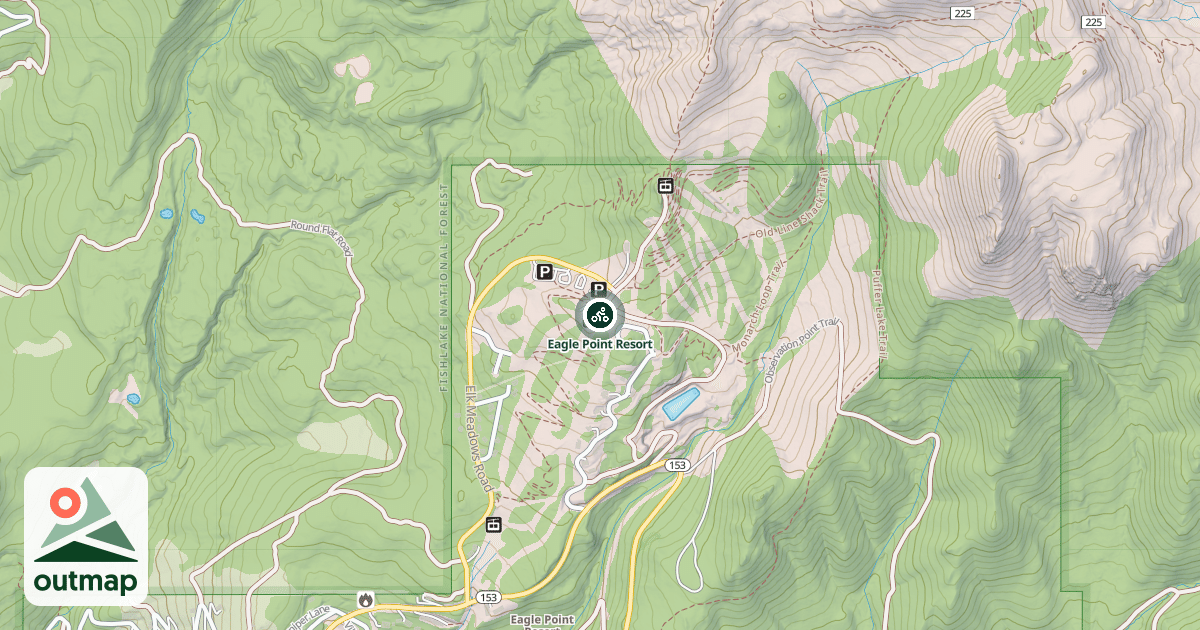 Map of Eagle Point Resort