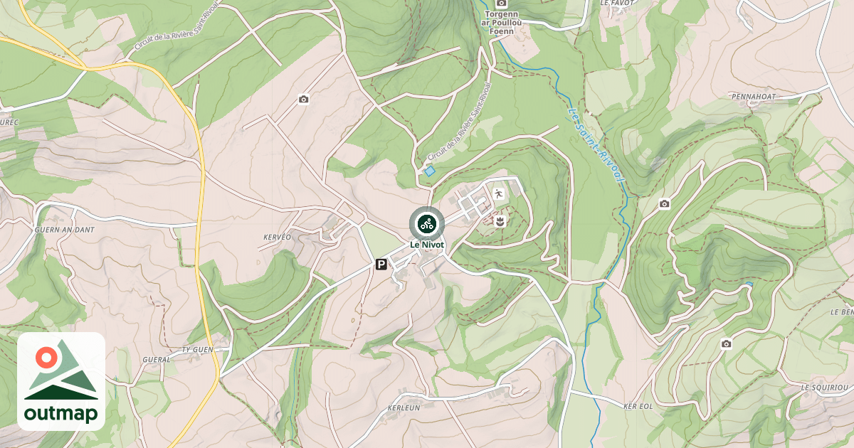Map of Le Nivot