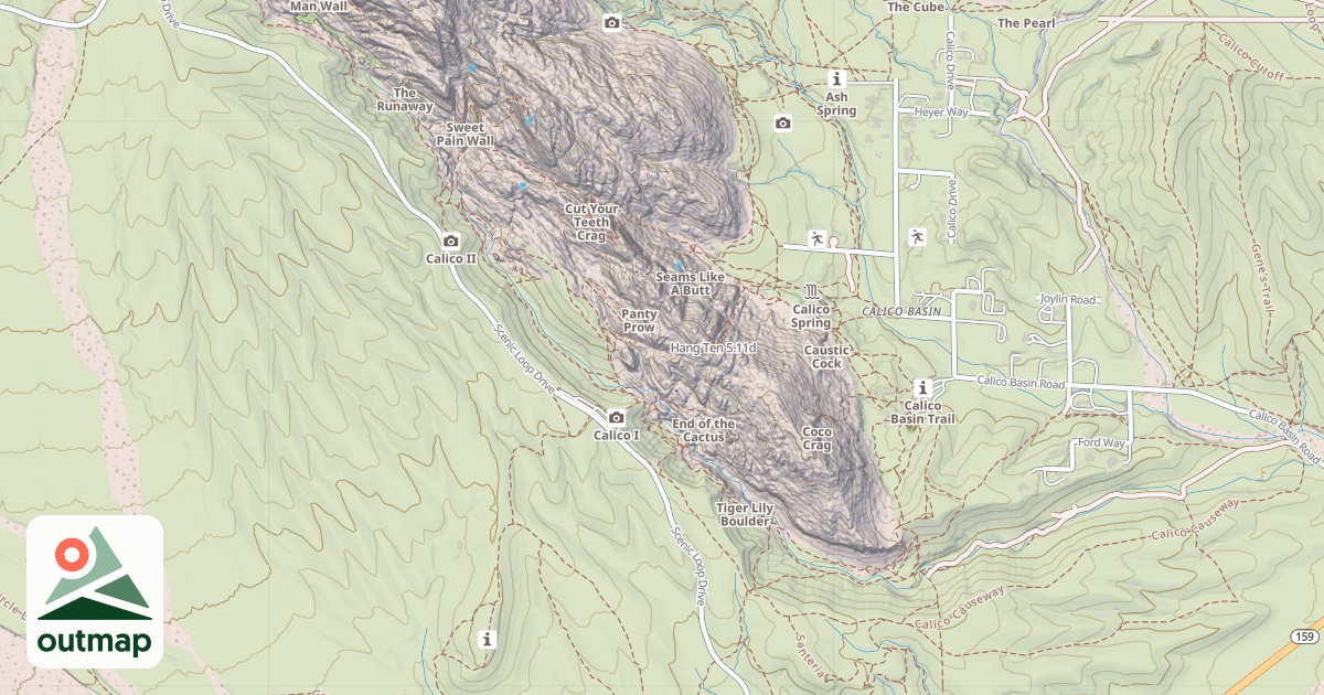 Map of Hang Ten