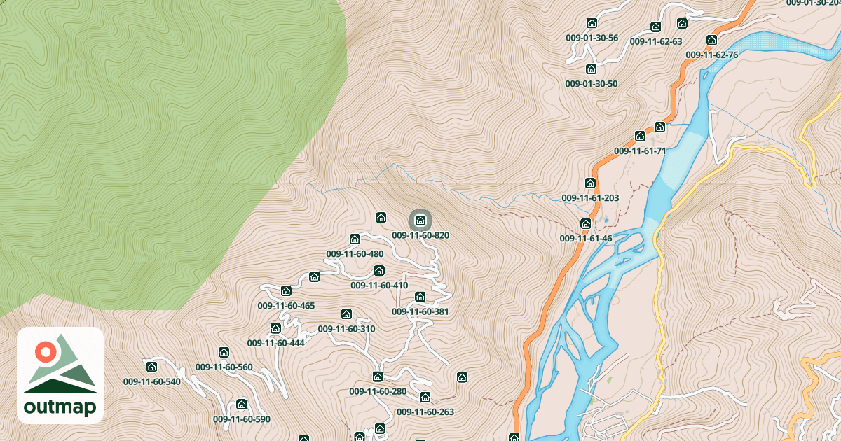 Map of 009-11-60-820