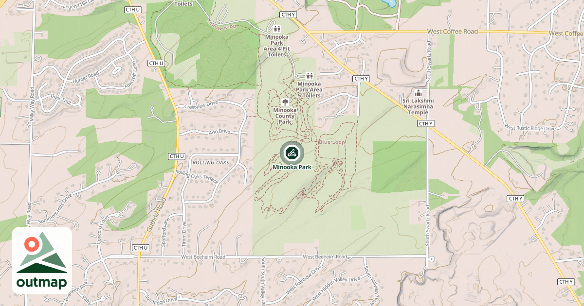 Map of Minooka Park