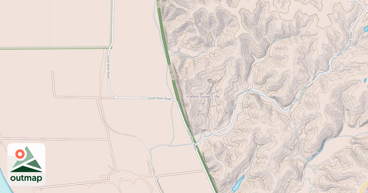 Map of A Wilton Sunset