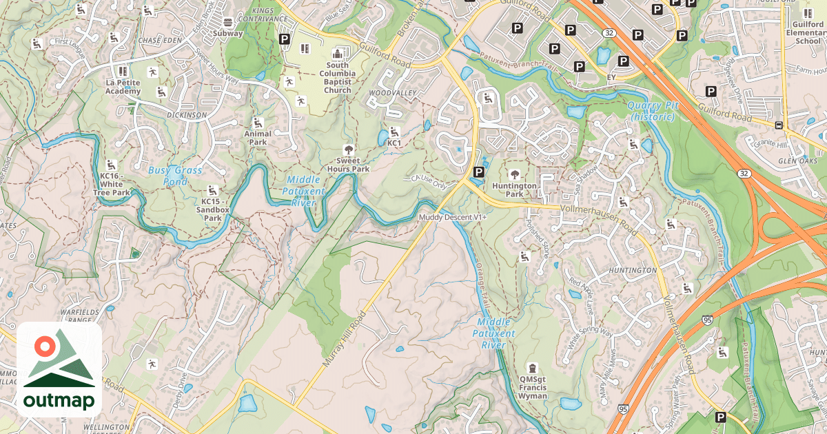 Map of Muddy Descent