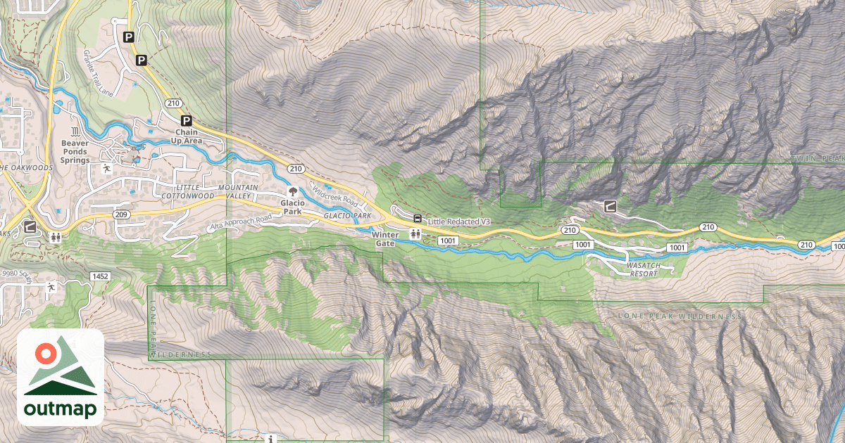 Map of Little Redacted