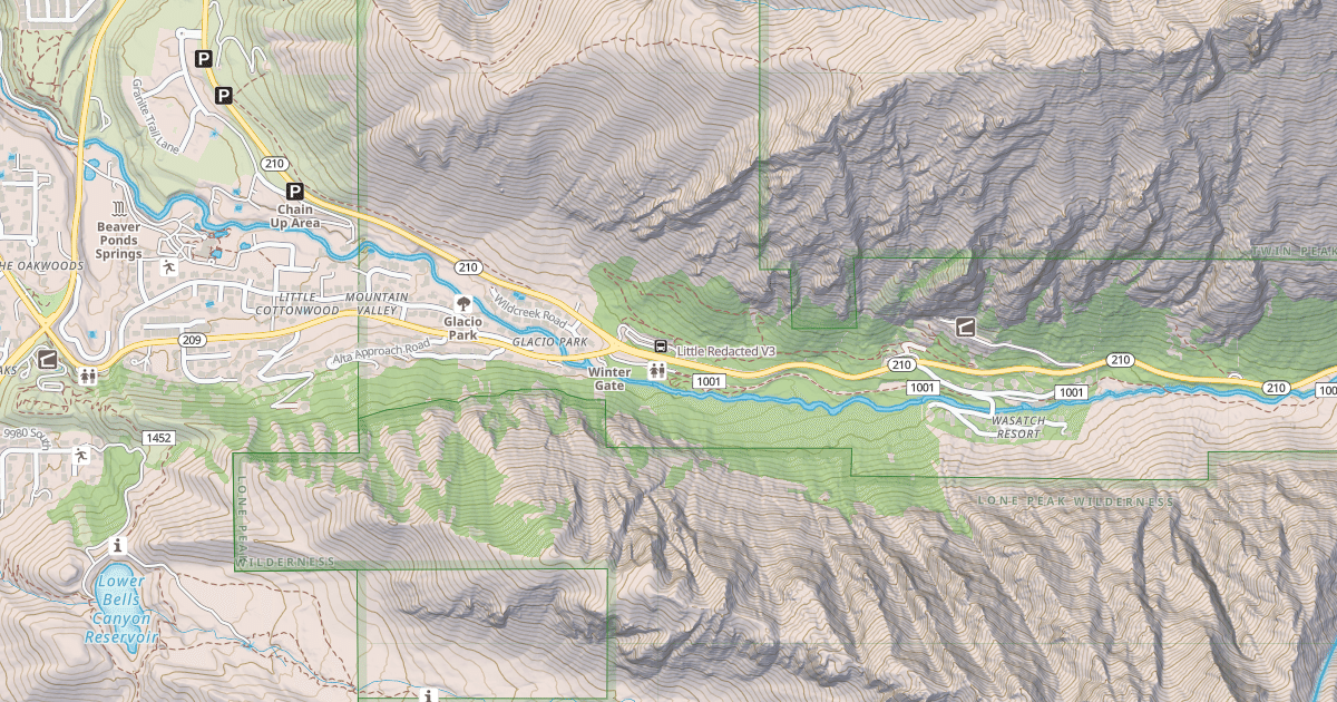 Map preview of Little Redacted