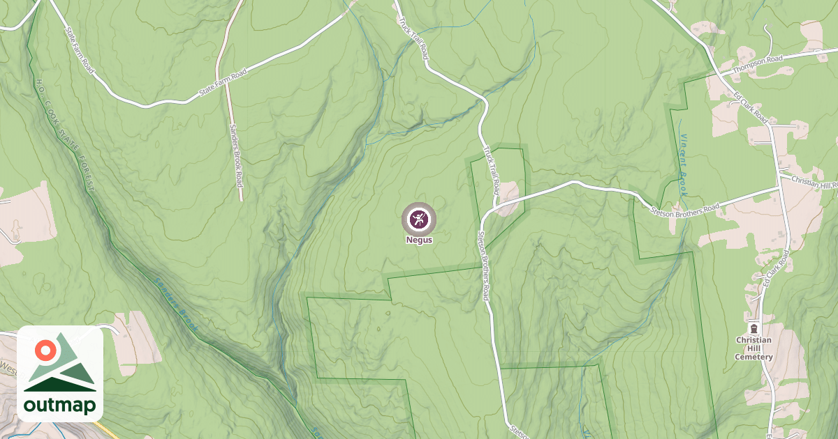 Map of Negus