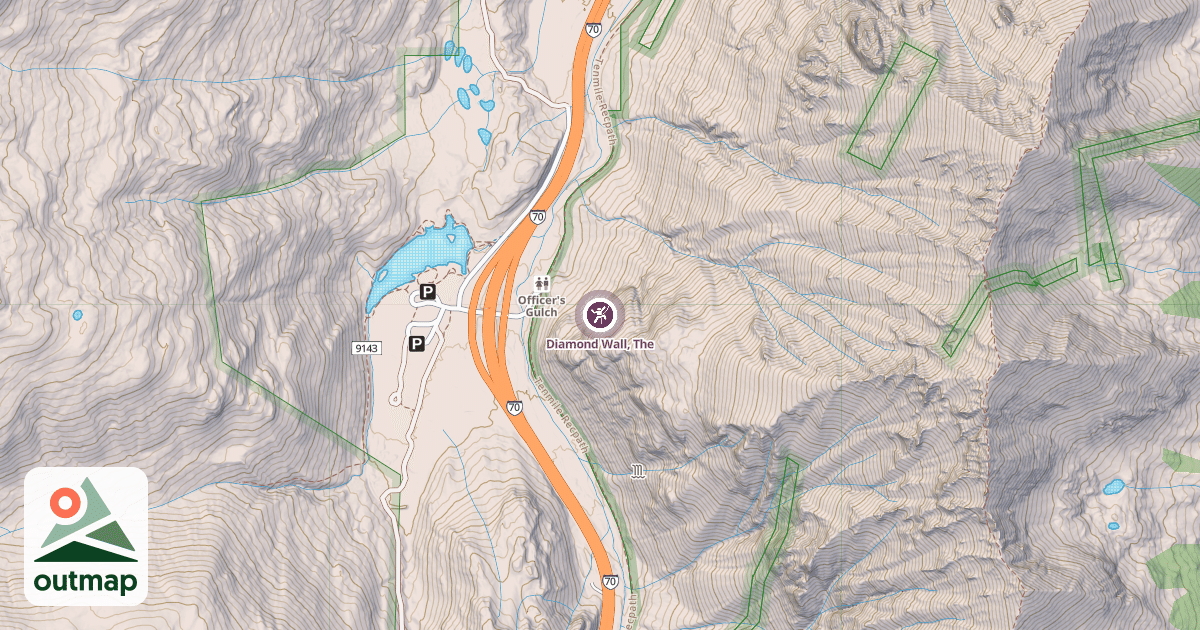 Map of Diamond Wall, The