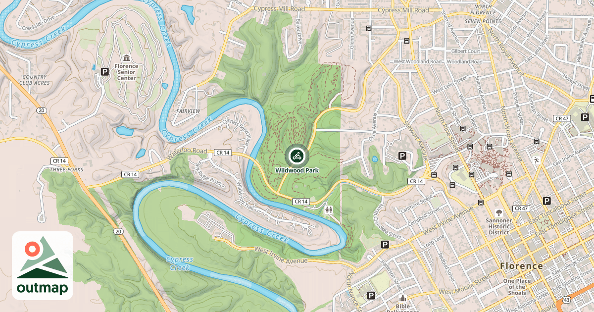 Map of Wildwood Park