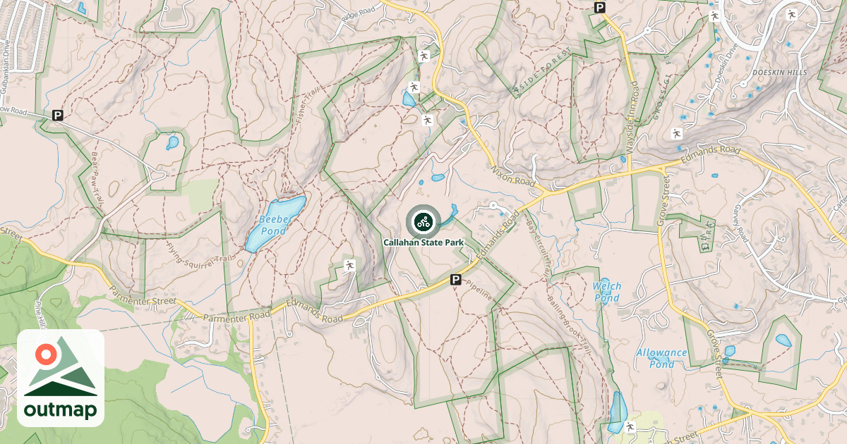 Map of Callahan State Park