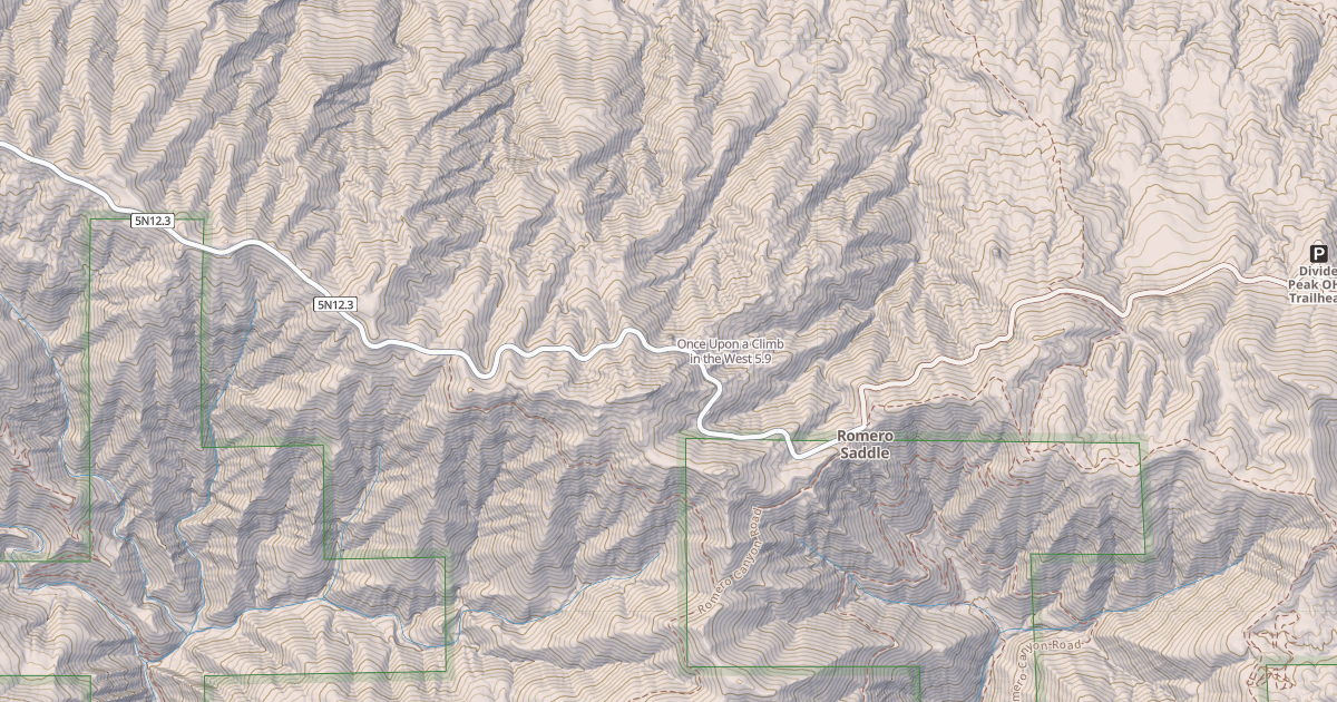 Map preview of Once Upon a Climb in the West